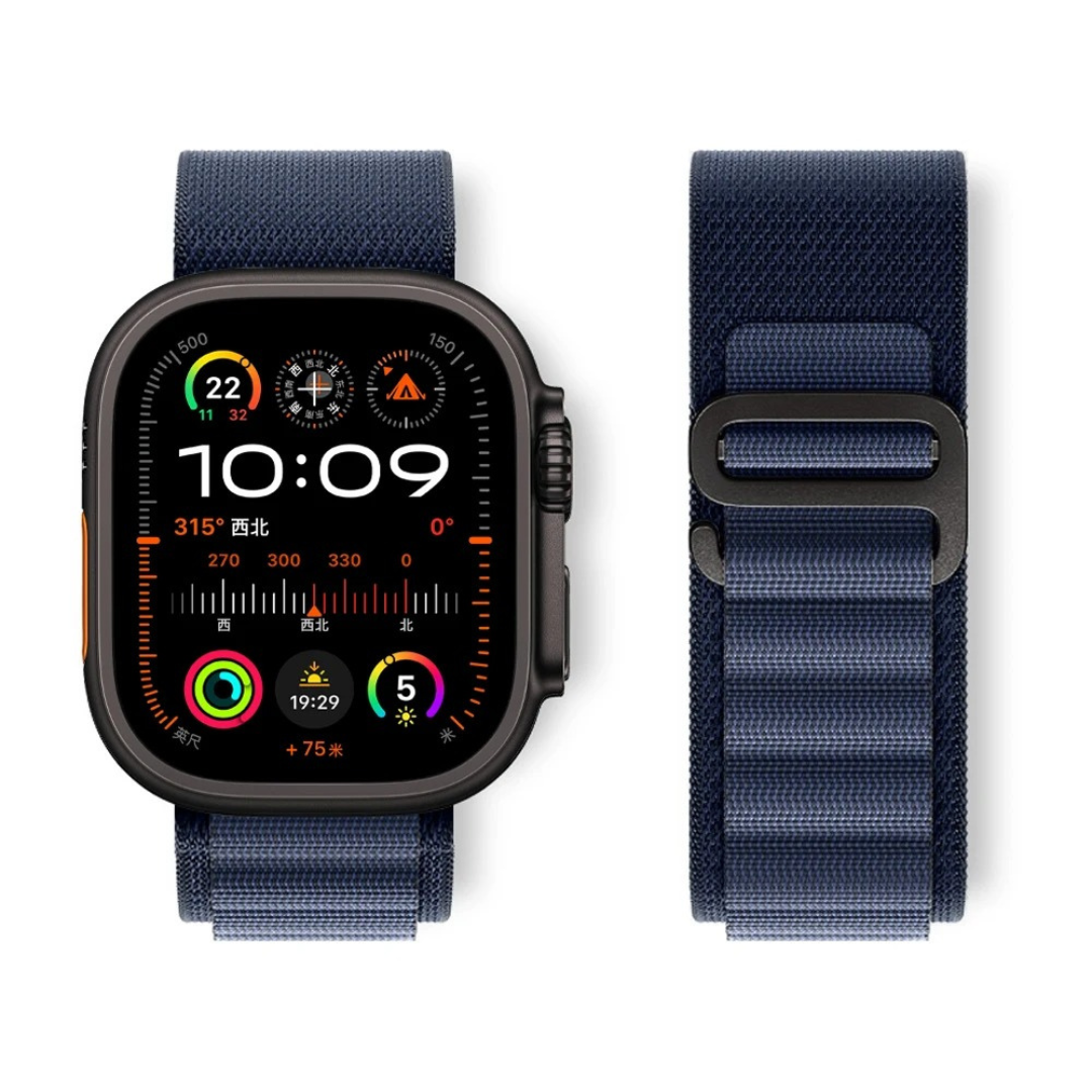 Alpine Loop Band for Apple Watch Series & Ultra | Black accents