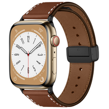 Magnetic Thick Leather Strap