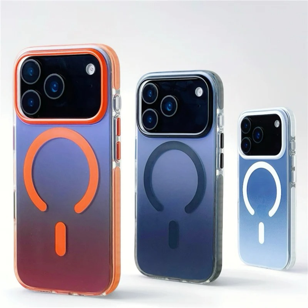 Transparent MagSafe Gradient Case for Apple iPhone 17 Series