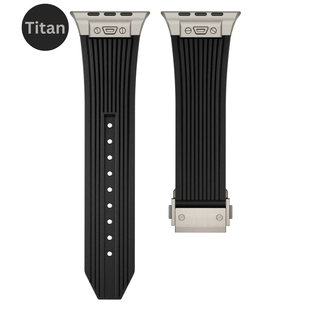 Royal Rubber Titanium Strap for Apple Watch Series & Ultra