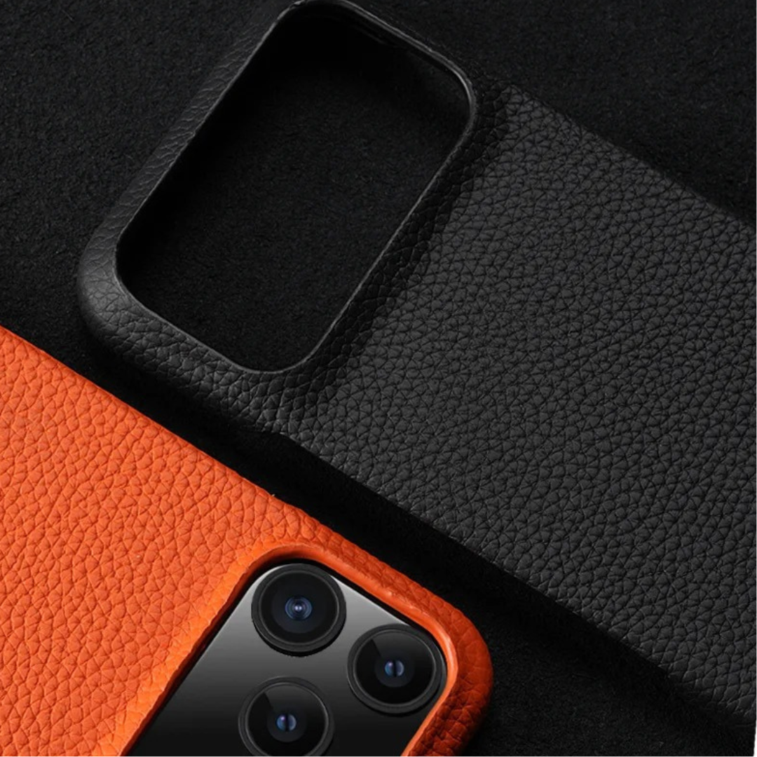 Genuine Nappa Leather Phone Case for Apple iPhone 17 Series