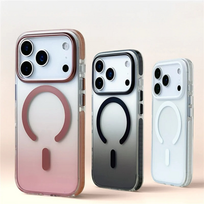 Transparent MagSafe Gradient Case for Apple iPhone 17 Series