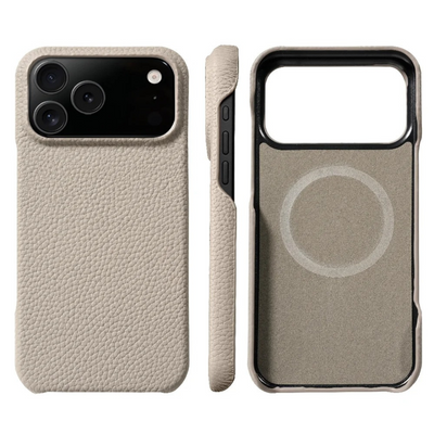 Genuine Nappa Leather Phone Case for Apple iPhone 17 Series