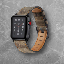 Pueblo Vintage Design Genuine Leather Strap - Apple Watch Series & Ultra