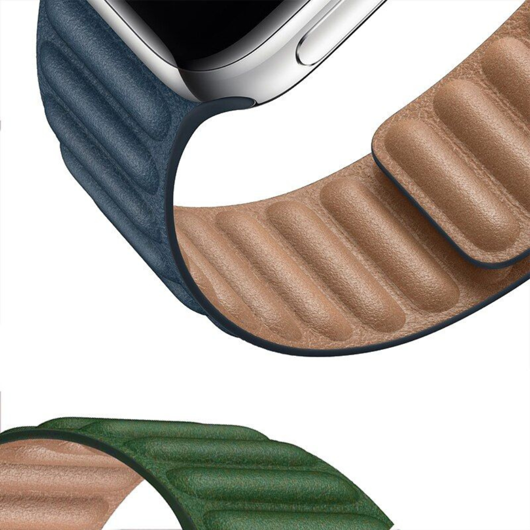 Magnetic Leather Strap for Apple Watch Series & Ultra