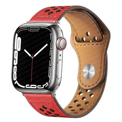 Handyhülle Apple iPhone IOS Neu Apple Watch Apple Watch Ultra Series Case Hülle Luxus Leder Echtleder Armband Apple iPhone 14 Hülle Schutzhülle Abdeckung Schutz Fall Bandwerk