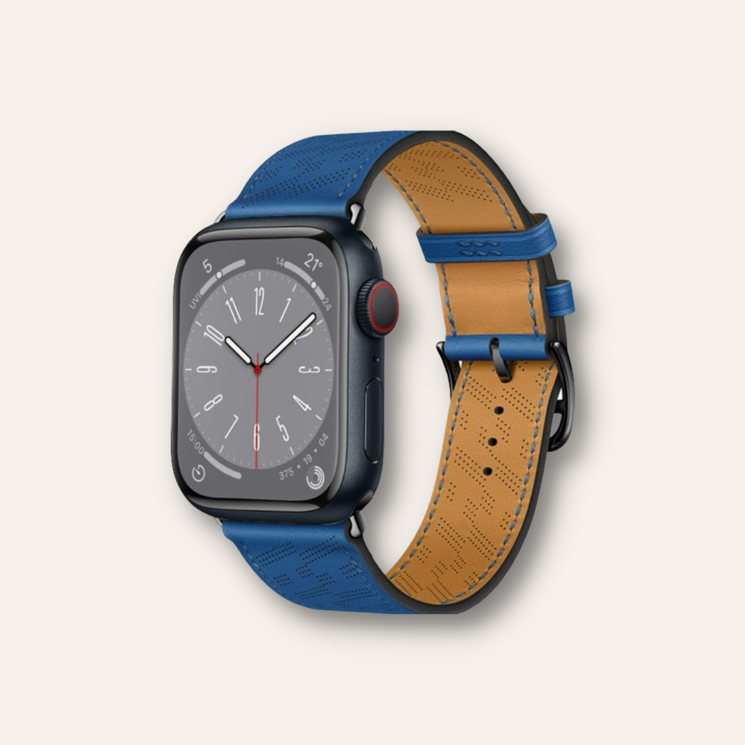 Diagonal Single Tour - Leather Band for Apple Watch Series & Ultra