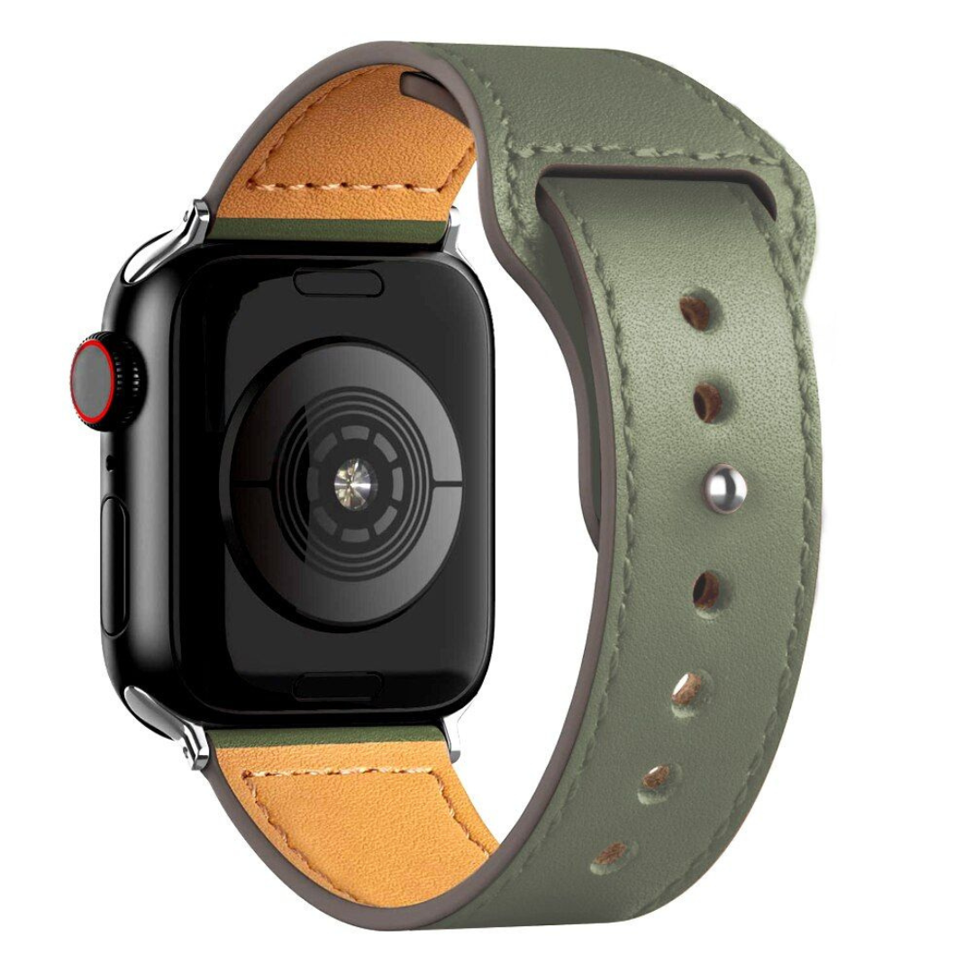 Watch Loop Faux Leather Loop Apple Watch Band – Series & Ultra Strap – Bezzos-Store