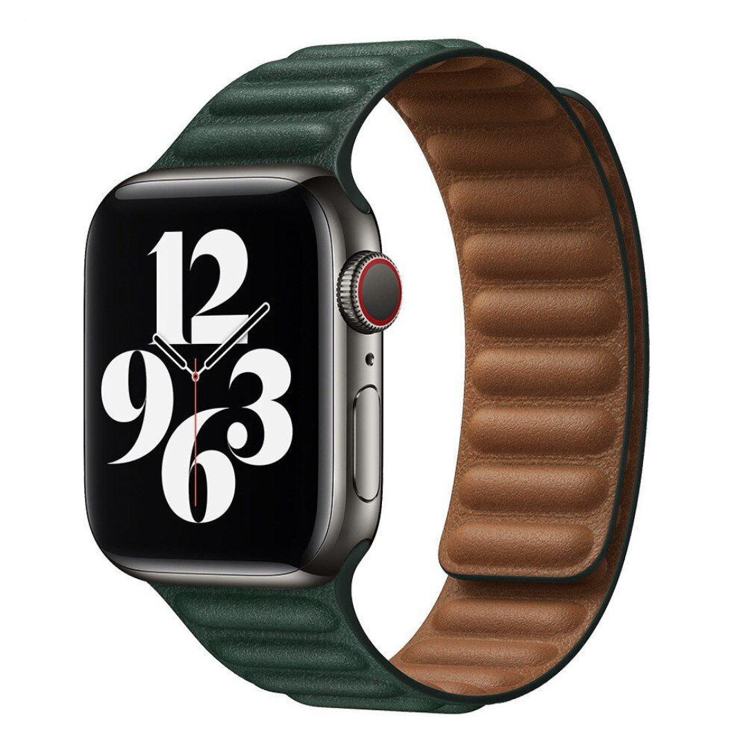 Magnetic Leather Strap for Apple Watch Series & Ultra